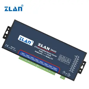 8 Multiple Port RS485 To Ethernet TCP/IP Modbus Industrial Isolation Serial Converter ZLAN5840I