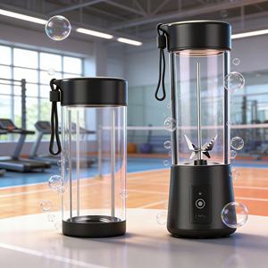 400ml BPA-Free Low Noise 2-in-1 Leak-Proof Battery-Powered USB-C Ice Smoothie Maker Turbo Mode Portable Heavy Duty Car Outdoor - Product Image 3