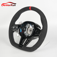 Volant en cuir pour BMW, modèle sport, adaptable aux séries E et F : F10, F11, F20, F22, F30, E90, E91, E92, X1 E84, X5, X6 E70