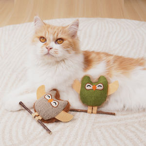 Fabricant Vente en gros Boule de plumes Cataire Chat Jouets en peluche avec Silvervine - Product Image 6