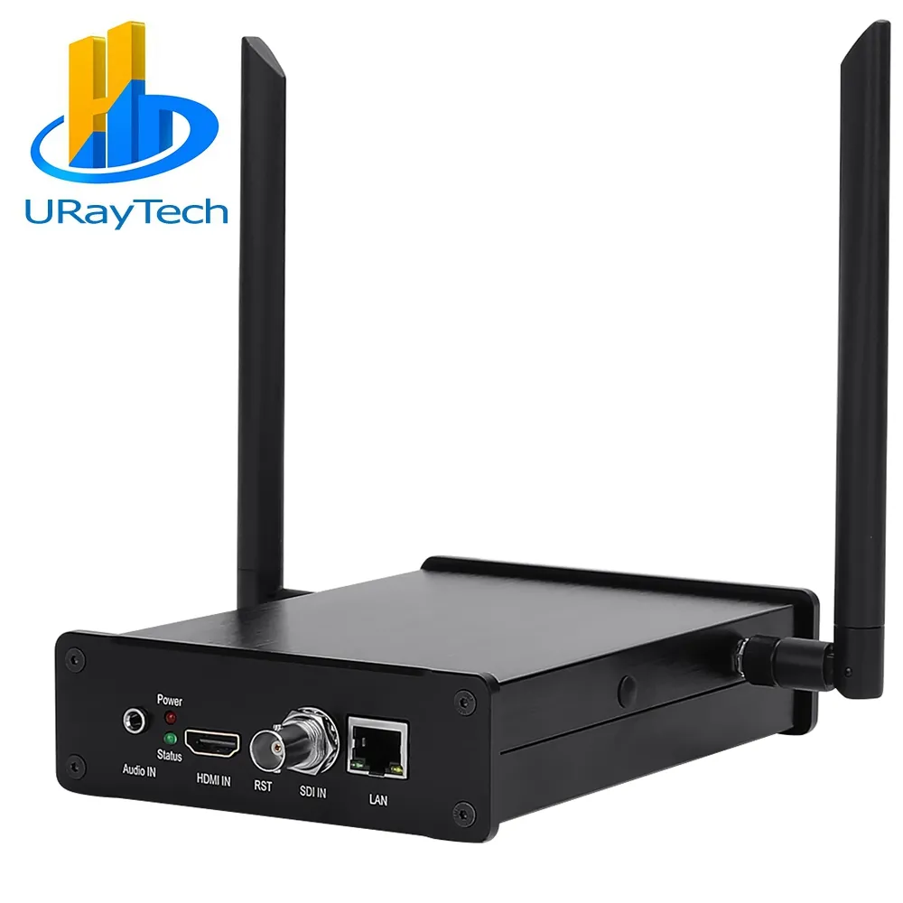 H.265 HEVC 4k HD आईपी वीडियो स्ट्रीम करने के लिए HDMI के लिए SDI वाईफ़ाई एनकोडर RTMP SRT लाइव स्ट्रीमिंग एनकोडर की किरण