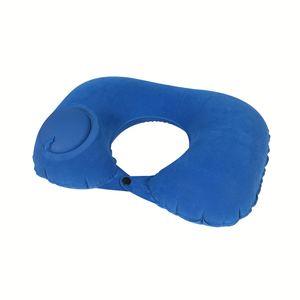 Custom Logo Printed Portable Inflatable Neck Pillow U-shaped Pillow Press Inflatable <b>Travel</b> Pillow - Product Image 4