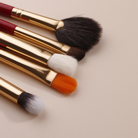 Ensemble de pinceaux de maquillage IPRESTA de haute qualité, 14 pièces, poils synthétiques, débutants, doux, correcteur pour les yeux, manche en bois, outils de beauté, neuf d'usine