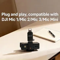 Pack de 1/2 adaptateurs USB Type C (femelle) vers iOS (mâle) compatibles avec iPhone 14 13, connecteur audio Plug & Play pour microphone et mini-récepteur