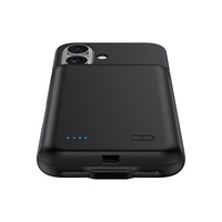 Power Bank Baterai Clip Belakang 12 Soft Rubber untuk iPhone 17 Pro Max/17 Pro TPU Case HP Mobile Power Bank