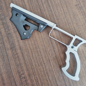 Aluminum Alloy Grip Assembly 9.2cm Spacing Split Angled Rear Handle For Slingshot Accessories - Product Image 2