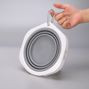 Mangkuk Anjing Lipat Bebas BPA ABS+TPE, Aman untuk Mesin Cuci Piring, Portabel, Dapat Dilipat, Dapat Diperluas, Cangkir Perjalanan 2 Carabiner, Botol untuk Makanan Anjing - Product Image 6