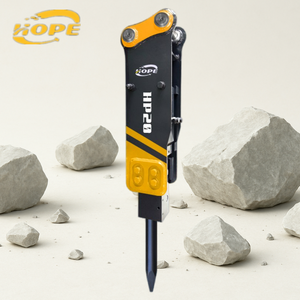 Martelo Hidráulico Montado em Escavadora HOPE Adequado para Trabalhos de Mineração e Demolição de Edifícios - Product Image 1
