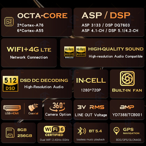 Autoradio <span class=keywords><strong>Android</strong></span> 2 Din avec écran de voiture de 10 pouces, navigation GPS sans fil <span class=keywords><strong>CarPlay</strong></span>, 4+64 Go, unité principale pour <span class=keywords><strong>Toyota</strong></span> <span class=keywords><strong>Corolla</strong></span> 2019-2024, WIFI, DSP - Product Image 6