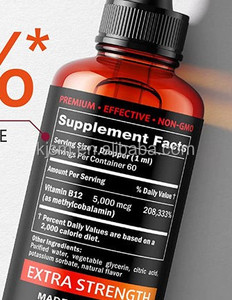 Premium Organic Vegan <strong>Vitamin</strong> B12 Liquid Supplement for Metabolism and Energy Boost - Product Image 4