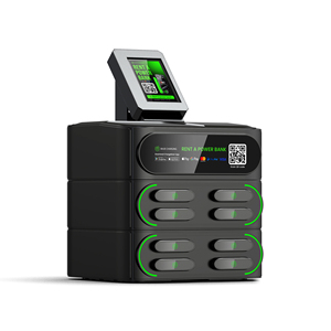 Sản Phẩm Mới 8 Khe Cắm Alquiler De Ngân Hàng Điện Xếp Chồng Cho Thuê Điện Thoại Di Động Sạc Trạm Ngân Hàng Điện Kiosk Với POS Máy Bán Hàng Tự Động - Product Image 3