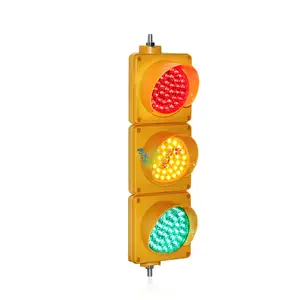 New 100mm DC12V small playground creative traffic teaching LED toy traffic lights