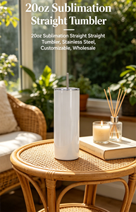 Gobelet droit <span class=keywords><strong>de</strong></span> 20 oz avec revêtement par sublimation, tasse <span class=keywords><strong>de</strong></span> voiture vierge en acier inoxydable pour personnalisation, tasse isotherme à <span class=keywords><strong>transfert</strong></span> thermique, vente en gros - Product Image 6