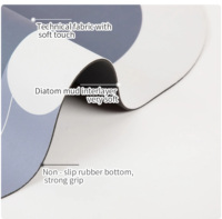 Tapis de séchage en diatomite super absorbant à séchage rapide, en terre de diatomée, grand tapis de séchage pour vaisselle en pierre pour comptoir de cuisine