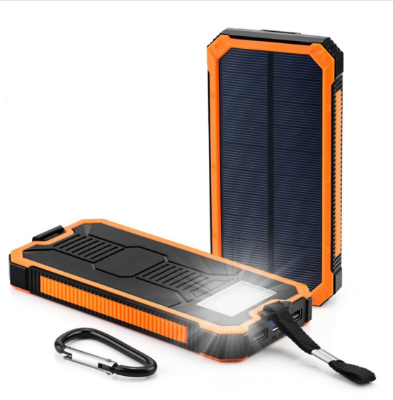 Solar Charger Power Bank LED Display
