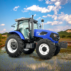 Tractor agrícola de alta calidad 80HP 100HP 120HP Tractor de rueda 4WD de alta potencia con engranaje de calidad Condición usada rentable - Product Image 1