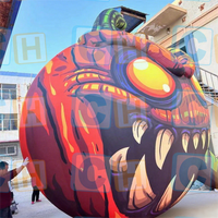 Citrouille Gonflable Géante Publicitaire pour Décoration Extérieure d'Halloween