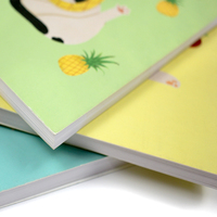 Différents modèles, différents parfums, cahier personnalisé à reliure dure parfumé en spirale pour l'école