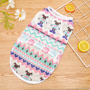 Chaleco Impreso para Perro, Camiseta Transpirable de Poliéster para Cachorros, para Primavera y Todas las Estaciones - Product Image 5
