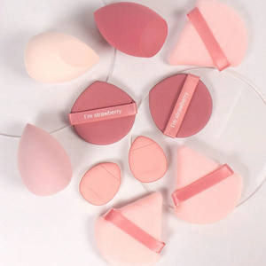 Precio de fábrica <span class=keywords><strong>Kit</strong></span> de esponja de belleza 10PCs Puff de maquillaje sin látex Licuadora de esponja de dedo suave de alta elasticidad - Product Image 5