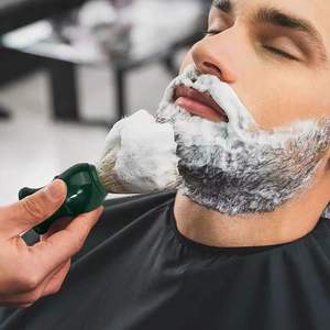 Juego de afeitado para hombre: Cuenco de afeitado de boca ancha, brocha, espumador y raspador - Product Image 6