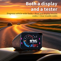 Velocímetro OEM de Fábrica P30 con Inclinómetro, Turbo, Temperatura del Agua, Accesorios para Auto, OBD2 Plug and Play, Medidor Automático, Head-Up Display