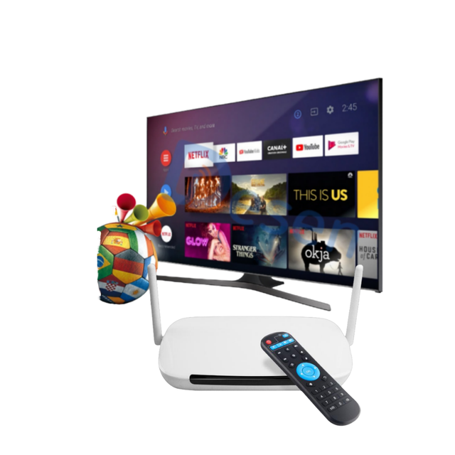 Leadcool Q9 Livego 2025 Android 9.0 Amlogic S905W Quad Core 1080p 4K OTT IP TV Set-top Box for Europe
