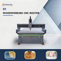 Machine de fraisage CNC Sanqiang 1325 pour le travail du bois, le MDF, l'acrylique, le PVC, la fabrication de panneaux et la gravure
