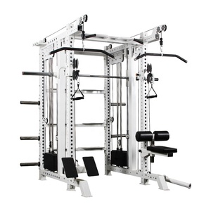China Supply Smith Equipo de fitness comercial multifuncional Estante de entrenamiento multifunción - Product Image 3