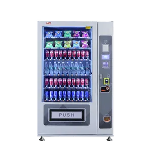 Distributeur automatique combiné avant en verre de mécaniseur de boisson froide de XY