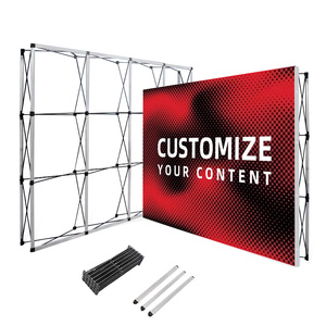 Support de bannière déroulante personnalisé |   Tissu en polyester |   Impression numérique couleur |   Promotion pour salon professionnel - Product Image 1