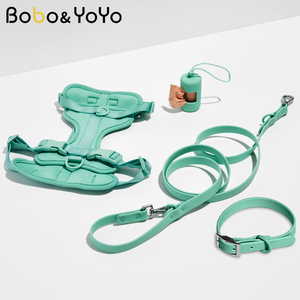 Conjunto de Coleira e Guia de Luxo para Cães e Gatos, Impermeável em PVC, Personalizado com Logotipo, de Fabricante de Alta Resistência - Product Image 2