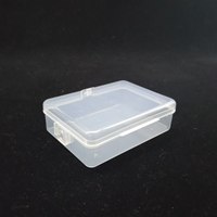 Boîte de rangement en plastique PP transparente de petite taille, directement de l'usine, matériaux recyclés, design portable, certifiée ISO9001, 8,8x6,5x2,8 cm