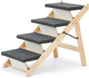 <span class=keywords><strong>Escalera</strong></span> de Madera para Perro, <span class=keywords><strong>Escalera</strong></span> para Mascotas Pequeñas, Medianas y Mayores, Esenciales para Cachorros y Gatos - Product Image 1