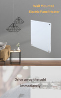 Convecteur à panneau de verre monté au plafond avec élément chauffant en cristal de carbone 300W Protection contre la surchauffe télécommandée
