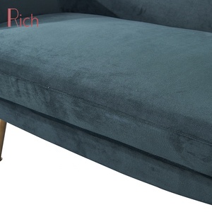 modern Style velvet Fabric furniture living room modern low arm sofa canape couch mid century hotel lobby sofa - Product Image 6