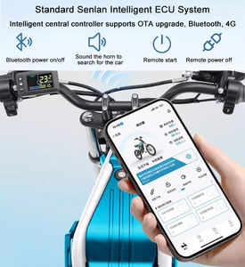 Moto Électrique Tout-Terrain 3000 W Vitesse Maximale 48 km/h Autonomie 80 km Vélo Électrique de Montagne 48 V VTT Électrique - Product Image 3