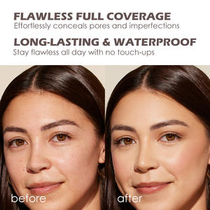 개인 라벨 오래 지속되는 개인 라벨 풀 커버리지 크림 파운데이션 컨실러 베스트 셀러 페이스 파운데이션 - Product Image 3