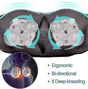 Almohada de masaje Shiatsu calentada para aliviar el dolor de espalda, cuello y lumbar, relajación de amasado profundo para el hogar y el coche - Product Image 4