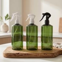 Bouteilles pulvérisatrices en plastique 200 ml 300 ml 500 ml, blanches, vides, avec pulvérisateur déclencheur pour désinfection