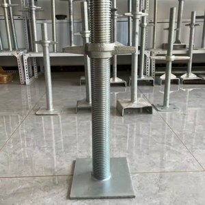 Base de andamio de acero galvanizado ajustable para andamios - Product Image 5