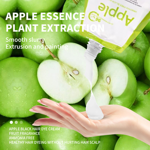 Chất Lượng Tốt Nhất Màu Đen Và Nâu Apple Màu Tóc Kem Làm Việc Trên Tóc Chỉ Không Có Da Dính Chất Lượng Thuốc Nhuộm Tóc Sản Phẩm - Product Image 4