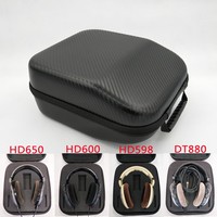 Étui de transport portable résistant à la pression pour écouteurs supra-auriculaires Sennheiser HD 660s 650 600 599 598 CS et 560S