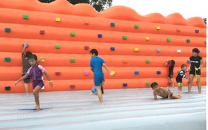 Inflatable climbing wall <span class=keywords><strong>for</strong></span> adult and children through <span class=keywords><strong>the</strong></span> wall - Product Image 5