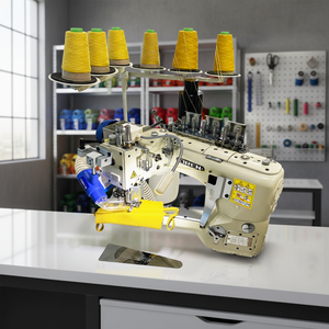 Machine à coudre industrielle à point noué RN6200E-DR pour divers tissus et collants sans couture, utilisation automatique pour la première fois - Product Image 3