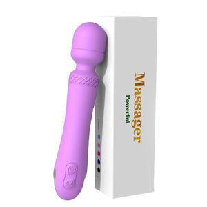 Masajeador de varita AV para mujer, vibrador sexual recargable de mano con 7 modos de vibración, cabeza de silicona suave para placer íntimo - Product Image 1