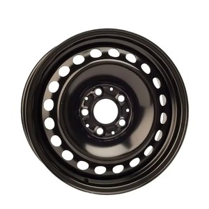 High Quality 16 Inch 5x100 Black Auto Steel Wheels Rim - Product Image 2