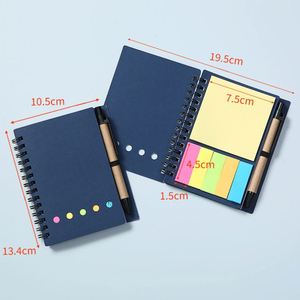 Carnet A5 à spirale personnalisable avec porte-stylo, couverture rigide, motif dessin animé mignon, idéal pour réunions de bureau - Vente en gros - Product Image 2
