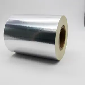 China Factory waterproof metallized aluminum foil paper self adhesive