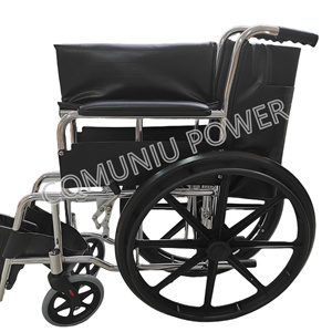 <span class=keywords><strong>Fauteuil</strong></span> roulant manuel en alliage d'aluminium non magnétique compatible avec l'IRM - Product Image 3